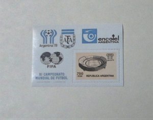 Argentina - 1192 S/S. World Cup Soccer Stadium. SCV - $1.75