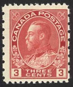 Canada Sc# 184 MNH 1931 3c carmine King George V Admiral Provisional