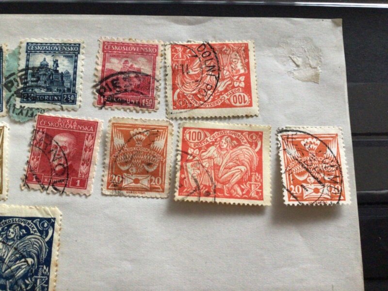 Czechoslovakia  used stamps  A12682