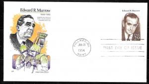 U.S. 2812 Edward R. Murrow FDC (House of Farnum)