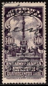 1936 Brazil Local Revenue State of Bahia 400 Reis Stamp Duty Used