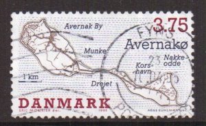 Denmark  #1022   used  1995  Danish islands  3.75k