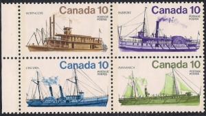 Canada #700-03 10 cent Canadian Inland Ships mint OG NH VF