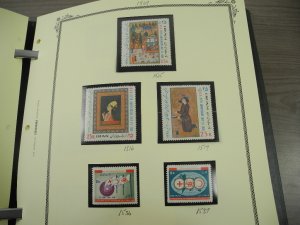 PERSIA,  IRAN,  Lovely Stamp Collection mounted in a Scott album w/case