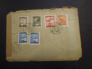 Austria Post WWII Censor Cover to USA / Light Creases / Tears (VI) - Z3713