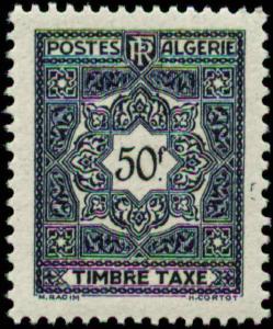 Algeria #J47 Mint Never Hinged 