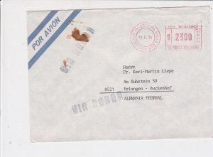 Republic of Argentina 1984 Airmail to Alemania Stamps Cover R 18587
