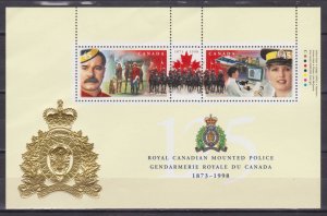 CANADA - 1998 ROYAL CANADIAN MOUNTED POLICE MIN/SHT MNH