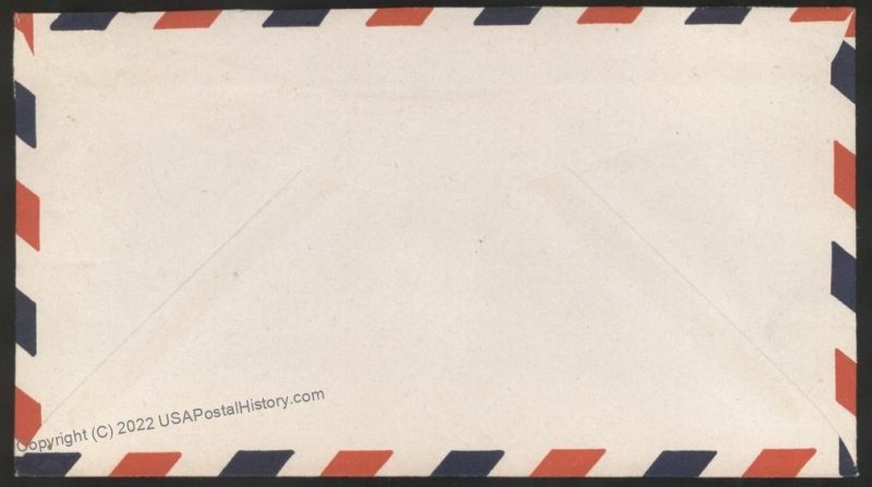 Hawaii USA 1947 HONOKAA Territorial Airmail Cover 109185