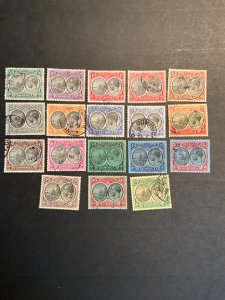 Stamps Dominica Scott #65-82 used