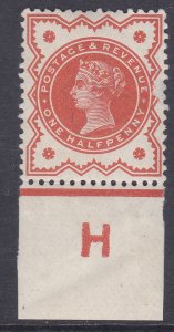 ½d Vermilion Jubilee control H imperf single UNMOUNTED MINT