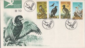 ZAYIX South West Africa 373-376 FDC Protected Birds of Prey Raptors 081422SM08