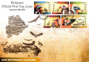 Botswana - 2015 Vultures FDC