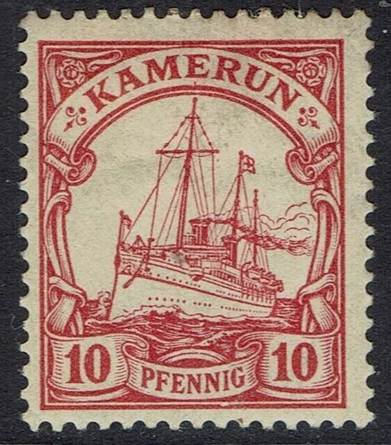 CAMEROUN 1900 YACHT 10PF NO WMK