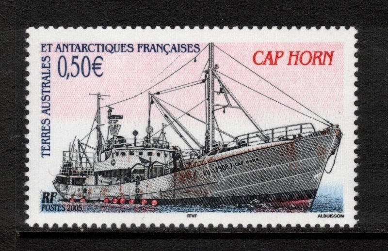 FRENCH ANTARCTIC 2005 Ship Cape Horn; Scott 347, Yvert 407; MNH