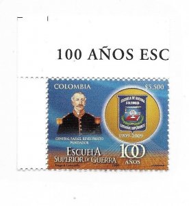 COLOMBIA 2009 CENTENARY OF WAR SUPERIOR SCHOOL  MILITARY COAT MNH