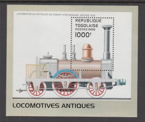 Togo 1783A Train Souvenir Sheet NH VF