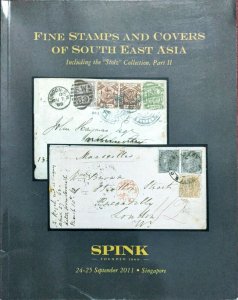 Auction Catalog STAMPS COVERS of SOUTH EAST ASIA STOLZ Collection Perak Sarawak