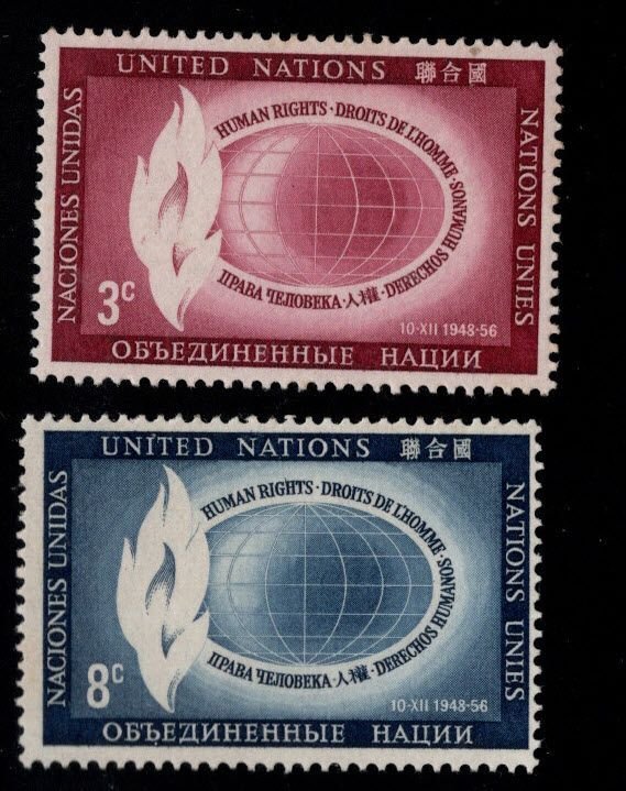 United Nations UN Scott 47-48 set MNH**