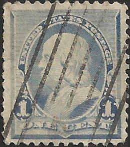 # 219 DULL BLUE USED BEN FRANKLIN SCV-0.75