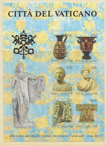 Vatican 1983 Vatican collections  miniature sheet sg.MS797 MNH