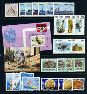Cape Verde #303\\ 729 (CA003) Mini Collections comp sets & S/S's,MNH,VF,CV$98.55