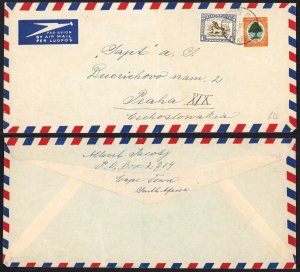 South Africa 1930 Airmail Cover