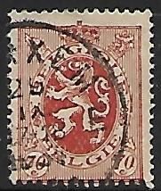 Belgium # 209 - State Seal - 70ct - used [BRN10]