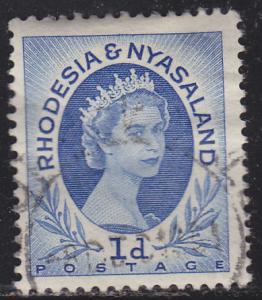 Rhodesia & Nyasaland 142 Queen Elizabeth II 1954