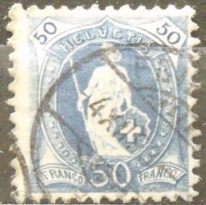 A4568   SWITZERLAND   Used # 86a                      CV$ 14.00