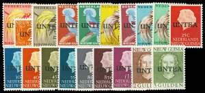 Netherlands New Guinea Scott 1-19 1962 UNTEA Complete Set Mint NH