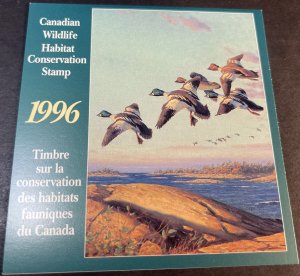 CANADA # FWH12--MINT NEVER/HINGED--COMPLETE BOOKLET OF 1--DUCK STAMP--1996