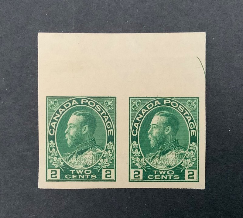 CANADA SC#137 PAIR SUPERB MNH OG SCV$130.00