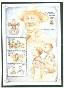 Guyana #3356 Mint (NH) Souvenir Sheet (Scouts)