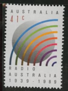 AUSTRALIA Scott 1162 MNH** 1989 Radio stamp CV$0.60