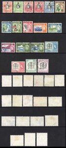 Jamaica SG159/74 Set of 16 Fine Used Cat 60 pounds