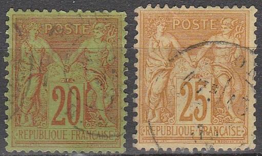 France #98-9  F-VF Used CV $9.25  (A4904)