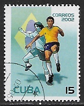 Cuba # 4215 - World Cup Soccer - Brasil - unused / CTO....{Z30}