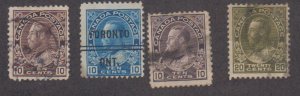 Canada - 1916-25 - SC 116-19 - Used
