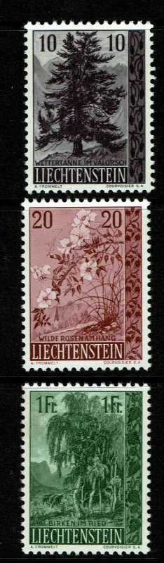 Liechtenstein SC# 312-314, Mint Never Hinged - S13028