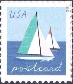 U.S.#5747 Sailboats (2) 48c Single, MNH. Postcard Rate