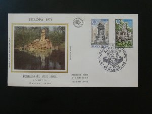 architecture fontain Europa Cept FDC France 1978