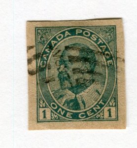 CANADA; 1900s early Ed VII fine used POSTAL STATIONARY PIECE