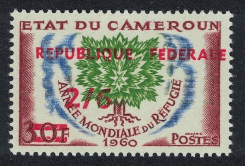 Cameroun Overprint 2Sh 6d Type 2 SG#294a