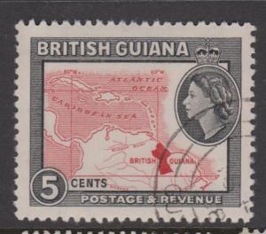 British Guiana Sc#257 U