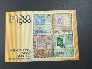 SINGAPORE # 352a--MINT NEVER/HINGED----SOUVENIR SHEET----1980