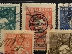 Argentina 1930 - 1936  Revenue stamps Ref 59005 