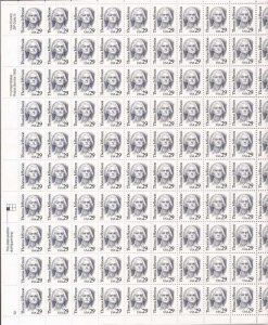 US Stamp - 1993 Thomas Jefferson - 100 Stamp Sheet -   #2185