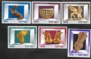 Israel 323-328: Artifacts, MNH, VF
