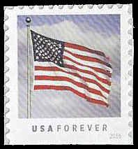 PCBstamps  US #5055 Bk Sgl {47c}U.S. Flag, (33)